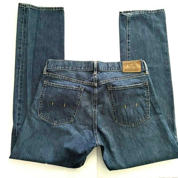 ralph lauren hampton straight fit jeans